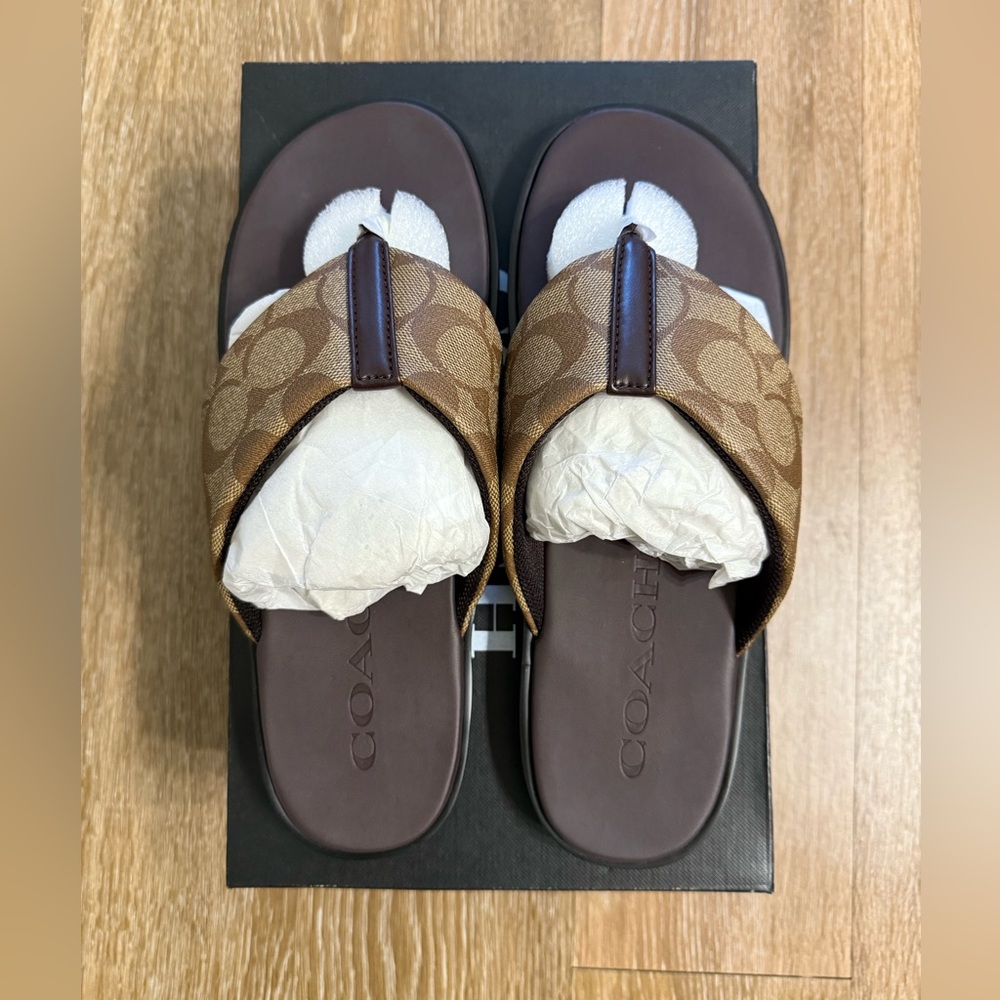 Coach Flip Flop In Signature Canvas (Men’s) - Picture 4 of 4